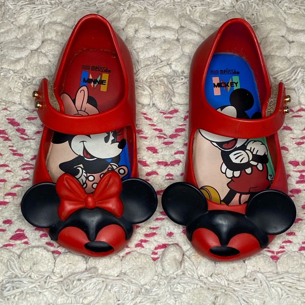 Mini Melissa Minnie & Mickey shoes